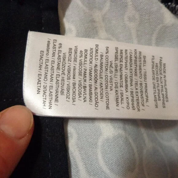 NWOT Ralph Lauren Equestrian Straight Leg Pant 6 Horse Bit Zip Navy/Wht - Picture 13 of 16